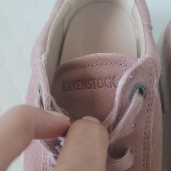 NWT Birkenstock Bend Low Pink Clay Suede Casual Sneakers Narrow Fit size 7 EU38 - Picture 7 of 16